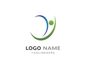 Obraz premium Healthy Life people Logo template