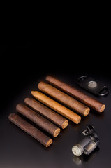 Traditional habano or handmade cigar colleciton