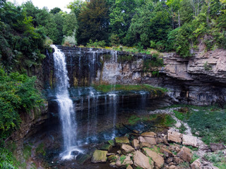 Fototapeta na wymiar Waterfall Aerial