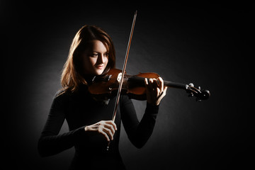 Violin player. Violinist classical musician woman