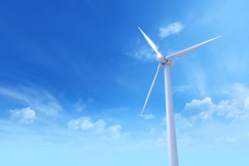 Wind Turbine. Photoreal 3D render