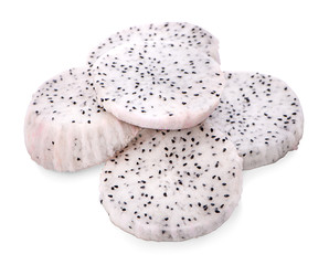 Dragon fruit isolated on white background