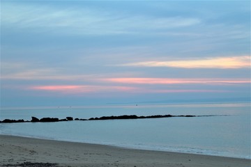 Red Rocks Beach when Sun has Set on Phillip Island, Australia