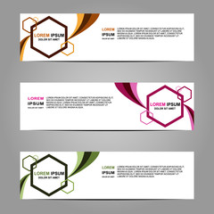 Design banner background. modern template design vector