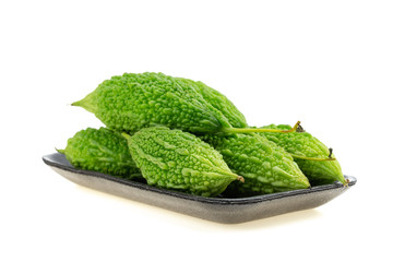bitter gourds isolated