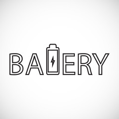 Illustration charged batteries red and green vector element for your design eps 10