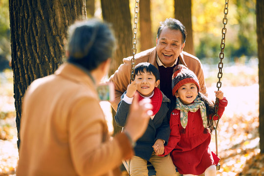 Happy Family Outdoor Outing