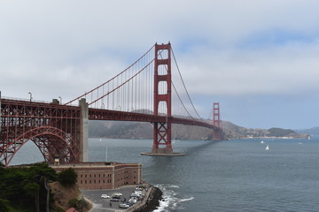 Naklejka premium Puente golden gate