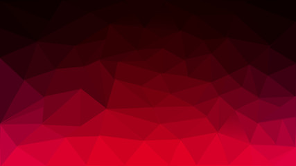Red abstract geometric background. Triangle wallpaper