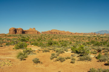 distant sandstone