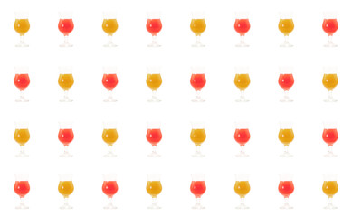 evening celebratory drink set orange red cocktail alcoholic lemonade citrus indefinite bright background base