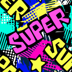 Super seamless hand drawn inspirational lettering.