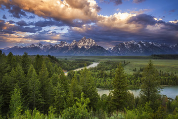 Snake River Overlook in thee Tetons