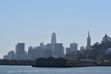 Naklejka premium San francisco desde la bahia