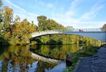Fototapeta na wymiar Florabrücke Mülheim an der Ruhr