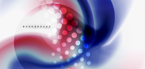 Mixing liquid color flow abstract background. Trendy abstract layout template for business or technology presentation, internet poster or web brochure cover, wallpaper