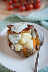 Gefüllte Süsskartoffel