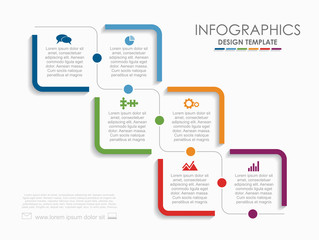 Infographic design template with place for your text. Vector illustration.