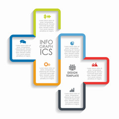 Infographic design template with place for your text. Vector illustration.