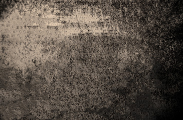 Dark  grunge background. Dust Overlay and  Distress Background with scratches. Gray messy wallpaper.