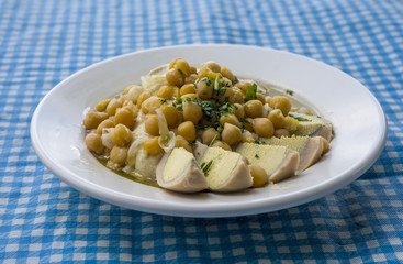 Hummus with olive oil