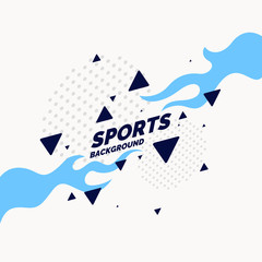 Modern colored poster for sports. Abstract background.