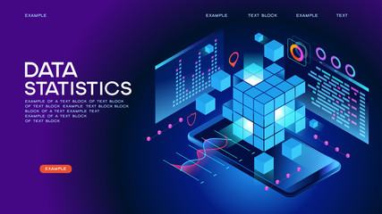 Data statistics Web Banner