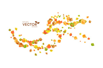 Autumn Flying Leaves