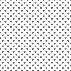 Seamless heart pattern background - vector love concept design