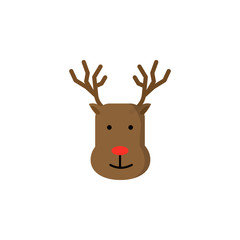 deer icon. Element of colored Christmas holiday icon for mobile concept and web apps. Thin line deer icon can be used for web and mobile