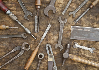 Old Tools Background