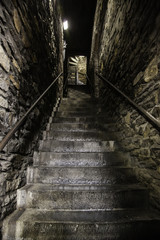 Old stone staircase