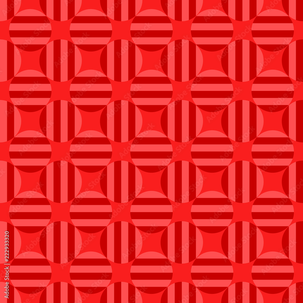 Poster abstract seamless circle pattern background - vector design