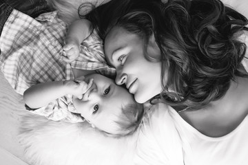 Mom and baby 