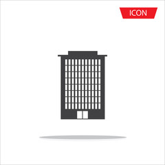 Buildings icons vector isolated on white background