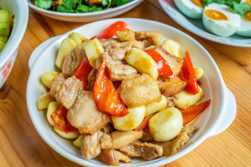 Garlic chop pork