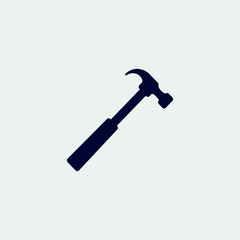 hammer icon, vector illustration. flat icon