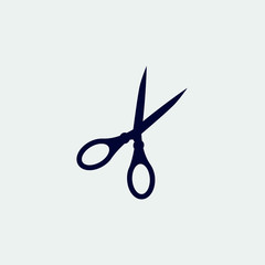 scissors icon, vector illustration. flat icon