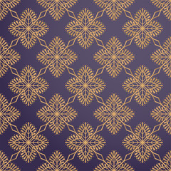 luxury ornamental background in gold color