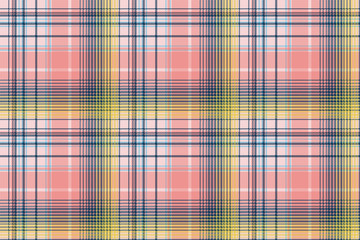 Light color check plaid pixel seamless pattern