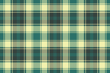 Green yellow plaid check pixel seamless pattern
