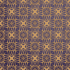 luxury ornamental background in gold color