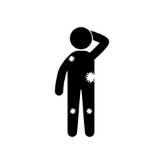 poor man icon. Element of poor man illustration. Premium quality graphic design icon. Signs and symbols collection icon for websites, web design, mobile app