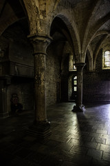 Interior of an old historic building