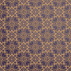 luxury ornamental background in gold color