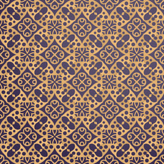 luxury ornamental background in gold color