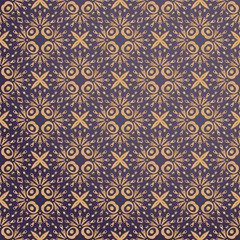 luxury ornamental background in gold color