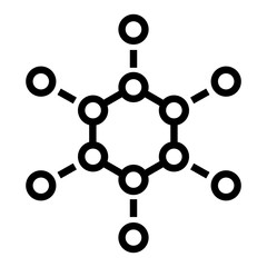 Molecular structure chemical atoms