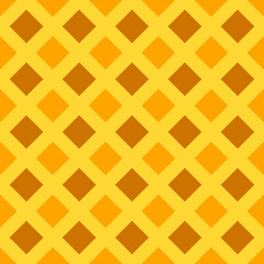 Seamless abstract square pattern background in orange tones - vector illustration