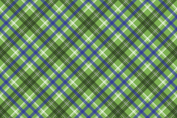 Green tartan check plaid seamless pixel pattern